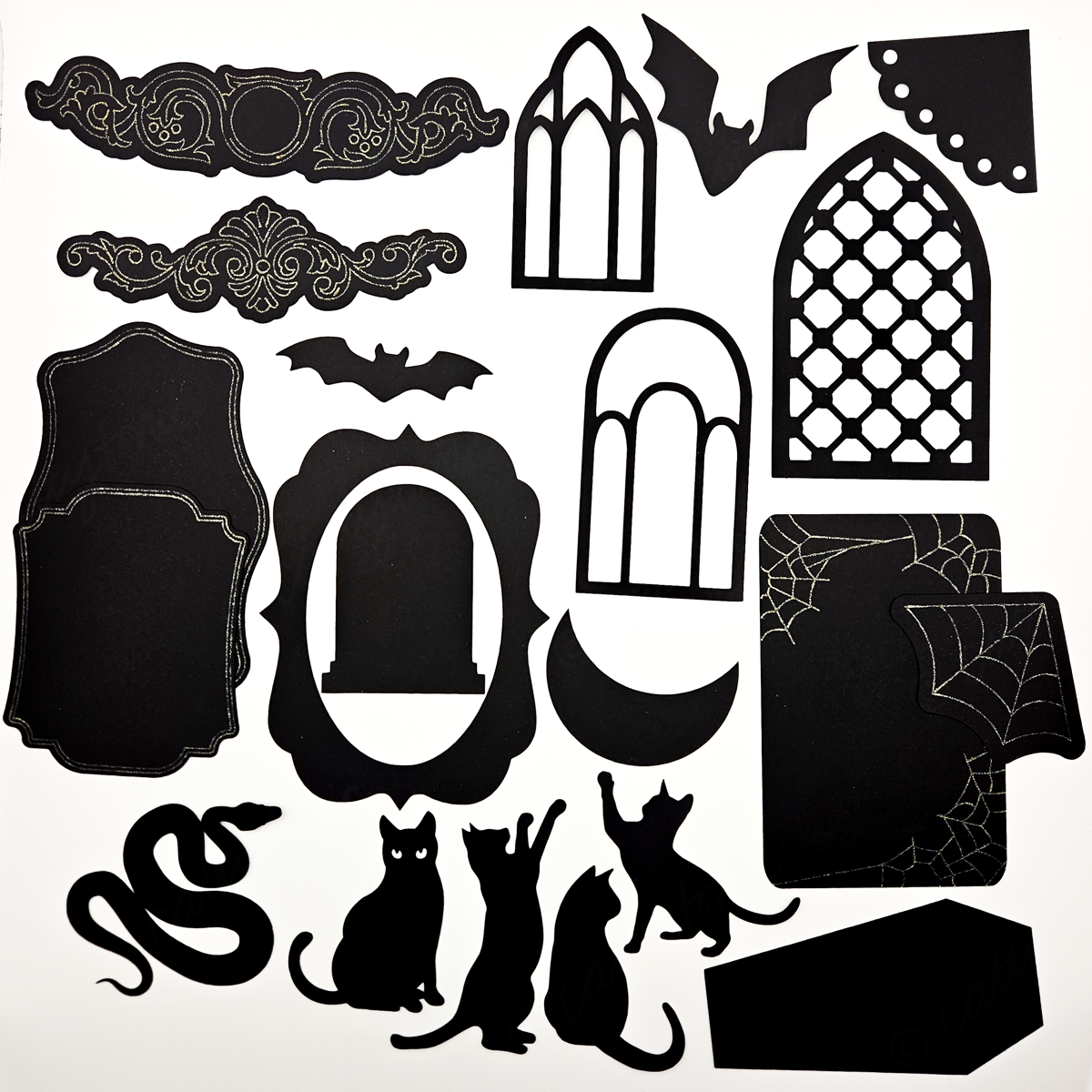 Slightly Haunted Papercraft Cutout Bundle