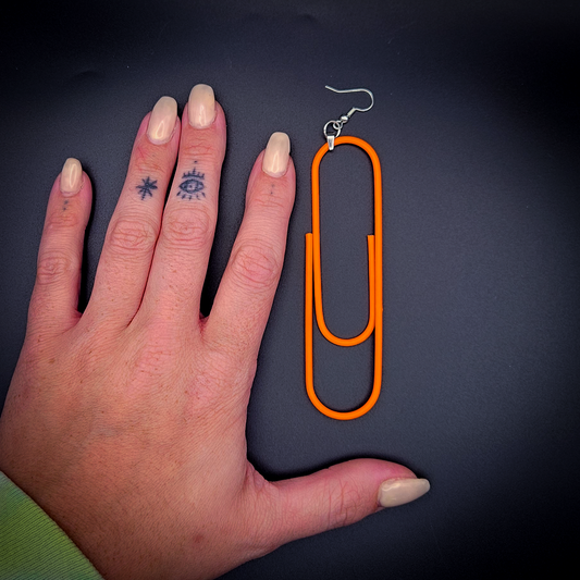 Giant Paperclip Earrings [LIMITED RUN]