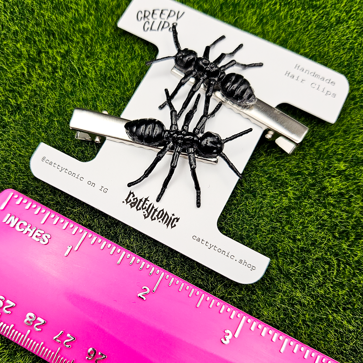 Creepy Crawly Hair Clips