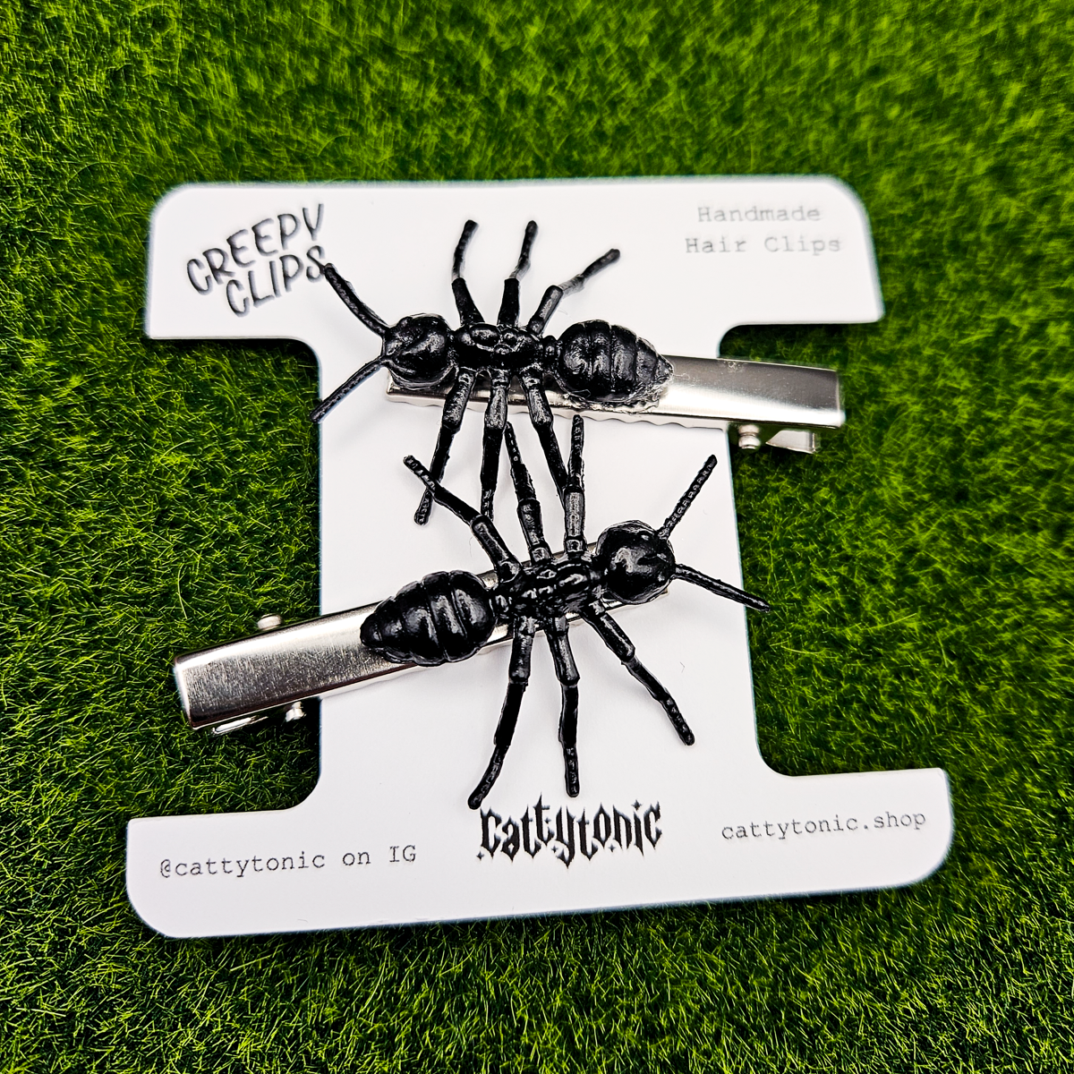 Creepy Crawly Hair Clips