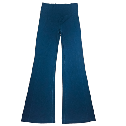 NWT Deep Teal High Rise Flare Leggings - L