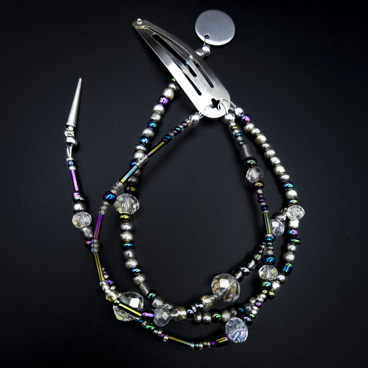 Beaded Hair Clip