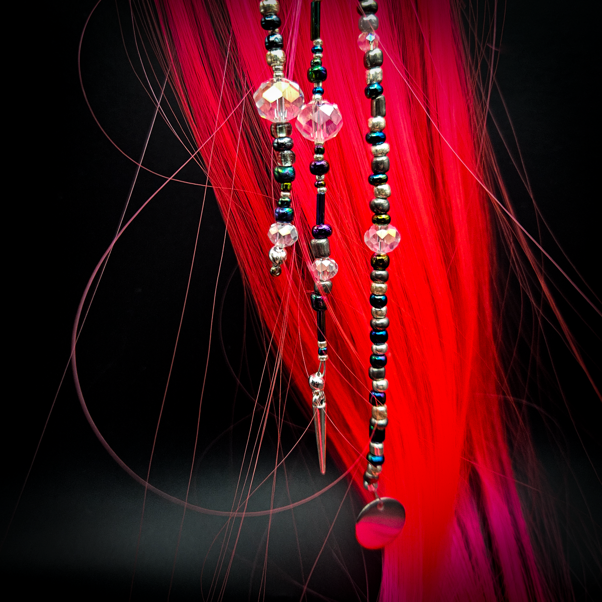 Beaded Hair Clip