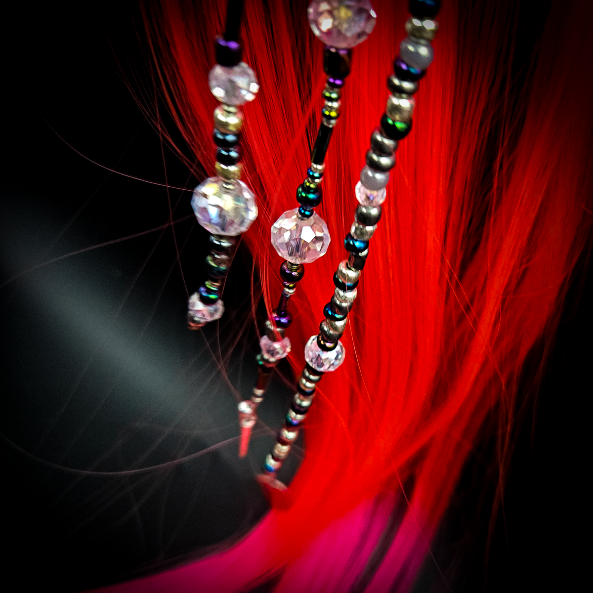 Beaded Hair Clip
