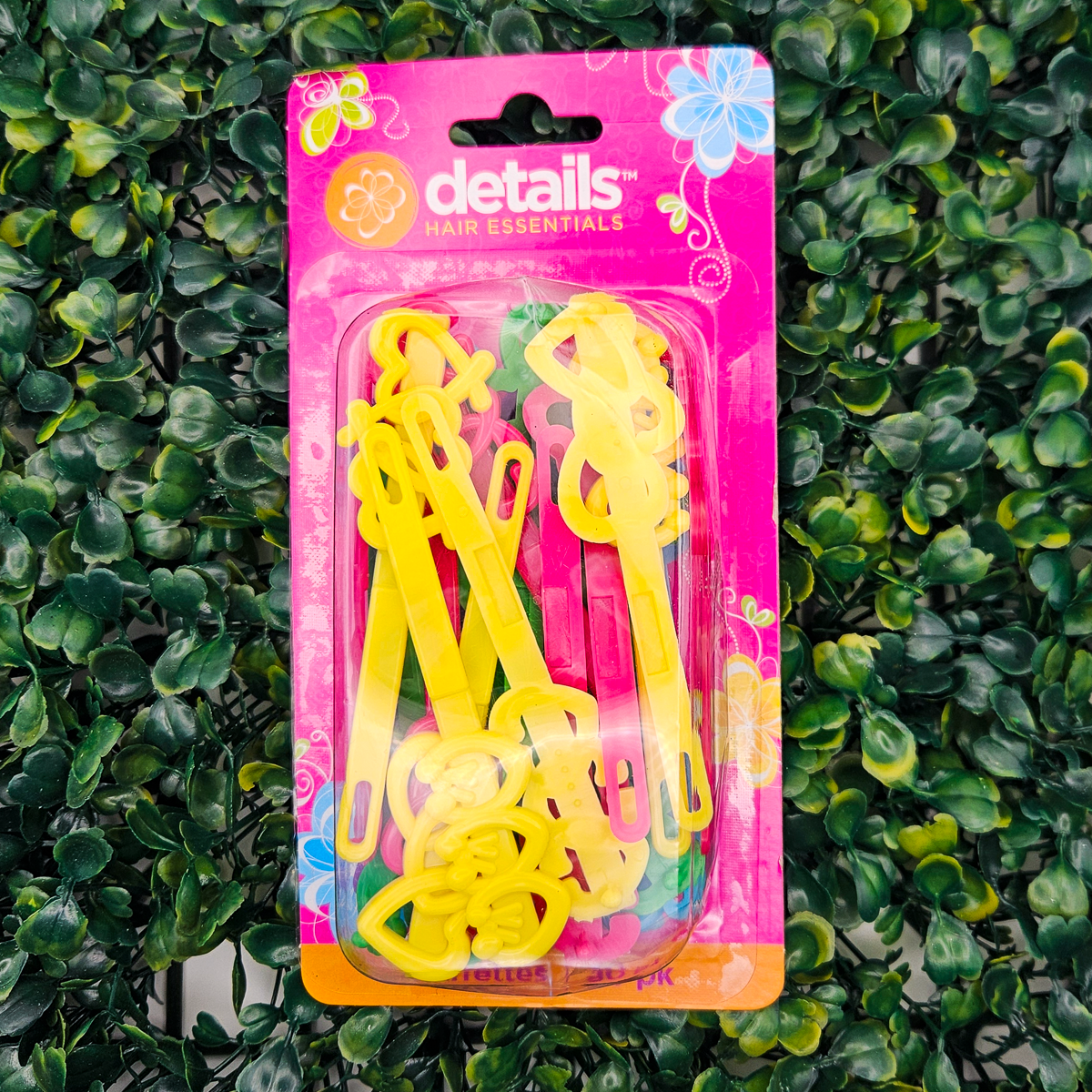 30 Count Colorful Barrette Packs