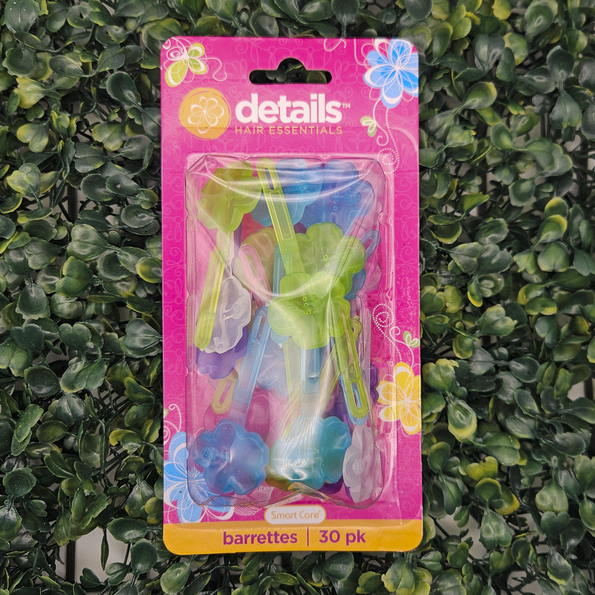 30 Count Colorful Barrette Packs