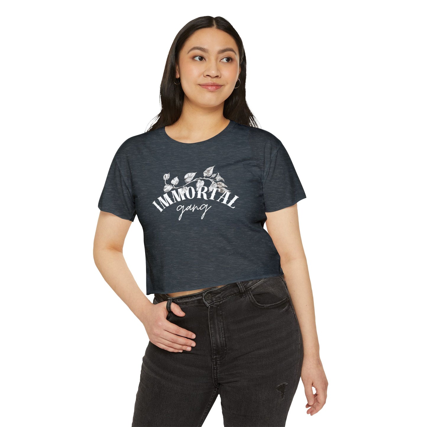 Immortal Gang Pothos Crop Top