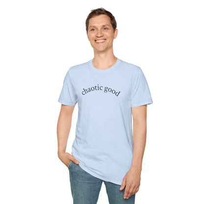Chaotic Good T-Shirt - Minimalist RPG Alignment Tee