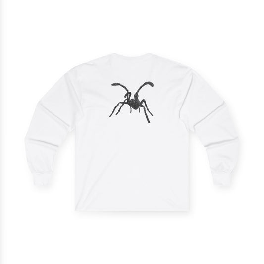 Tarantula Sketch Long Sleeve Tee - Printed sleeves