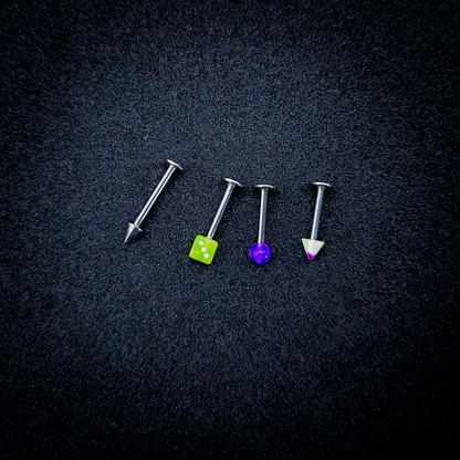 Body Jewelry - Mixed Packs of Stainless Steel 16g Curved and Straight Barbells