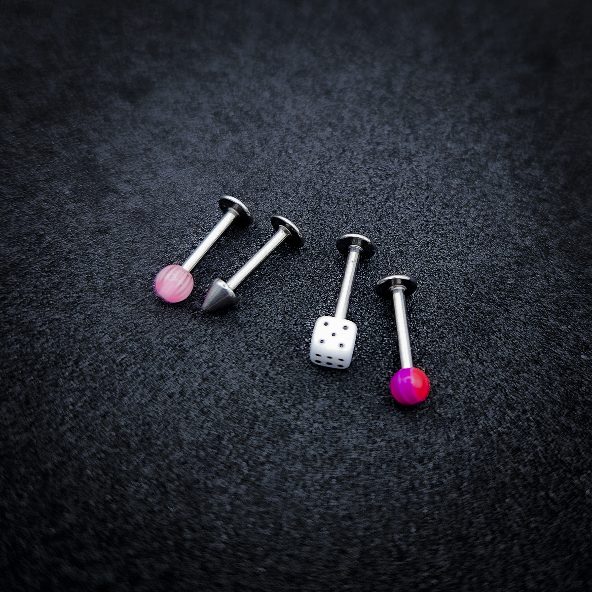 Body Jewelry - Mixed Packs of Stainless Steel 16g Curved and Straight Barbells
