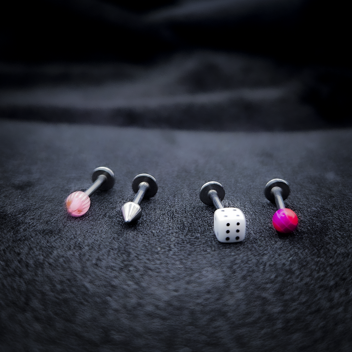 Body Jewelry - Mixed Packs of Stainless Steel 16g Curved and Straight Barbells