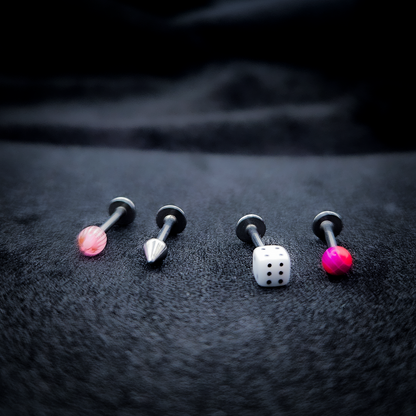 Body Jewelry - Mixed Packs of Stainless Steel 16g Curved and Straight Barbells