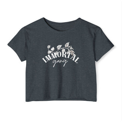 Immortal Gang Pothos Crop Top