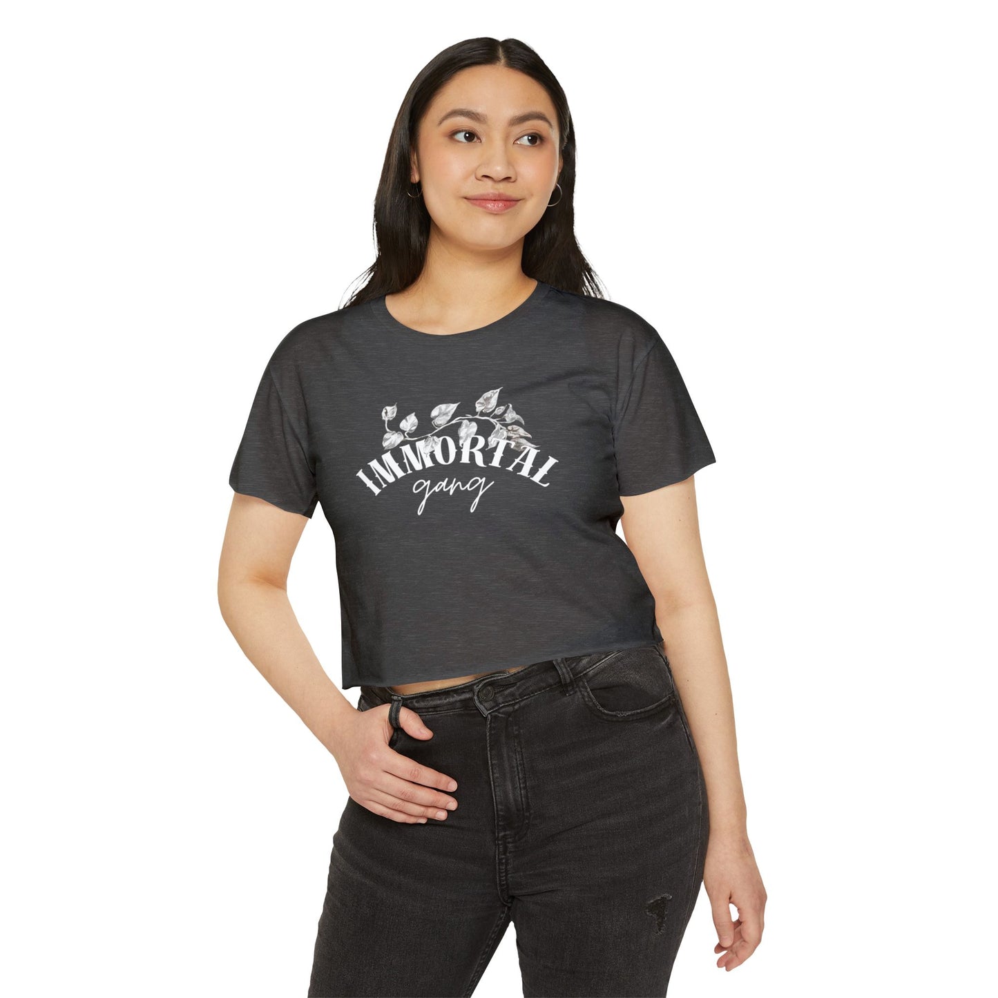 Immortal Gang Pothos Crop Top