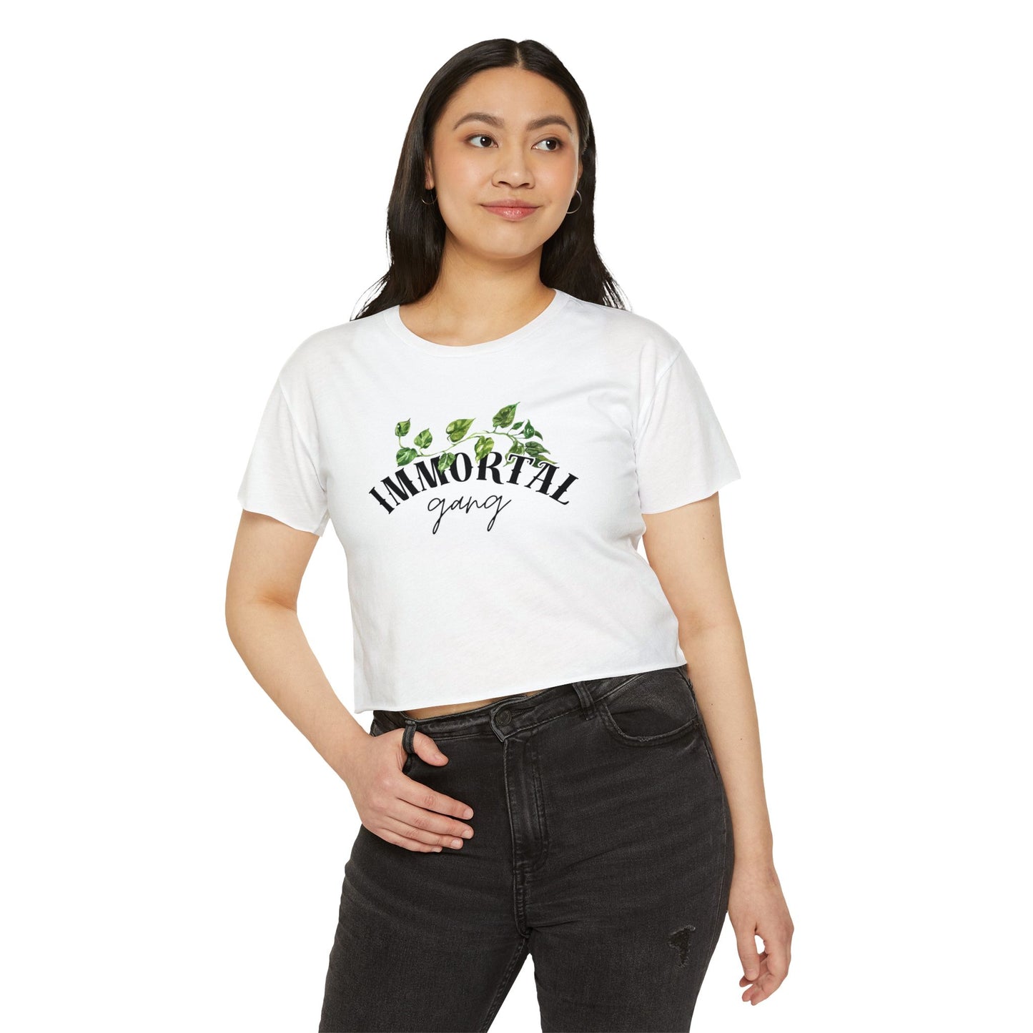 Immortal Gang Pothos Crop Top