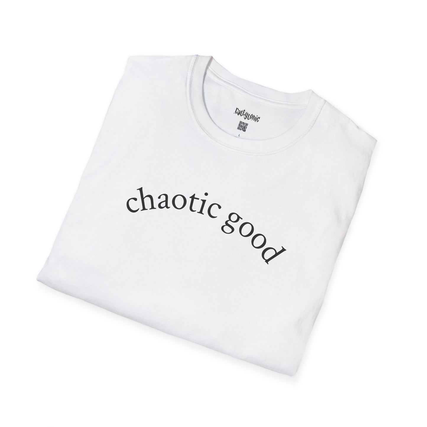 Chaotic Good T-Shirt - Minimalist RPG Alignment Tee
