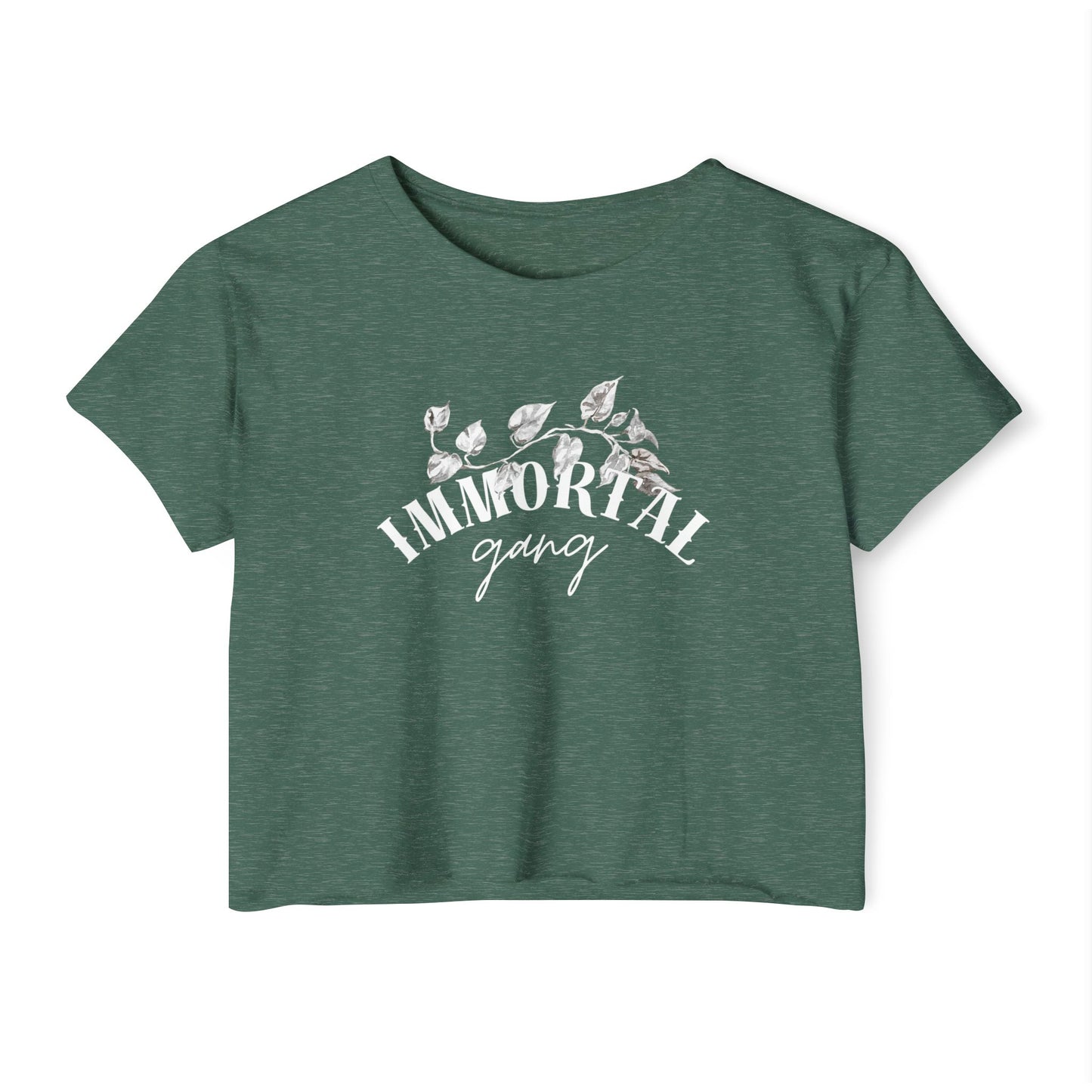 Immortal Gang Pothos Crop Top