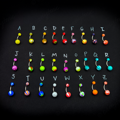 Body Jewelry - Mixed Packs of Stainless Steel 14g Curved Barbells