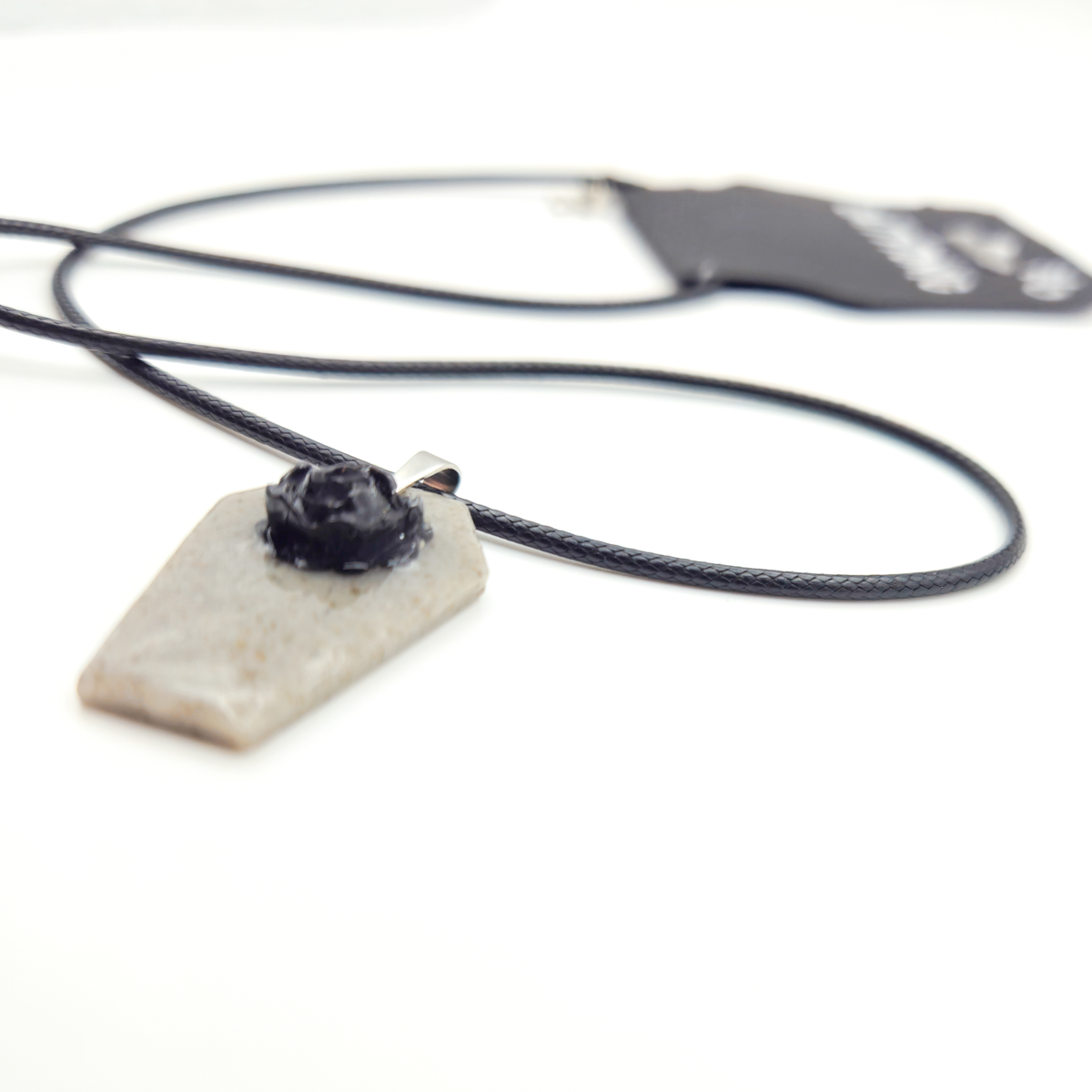 Coffin Pendant Necklaces - Handmade on Adjustable Leather Cord