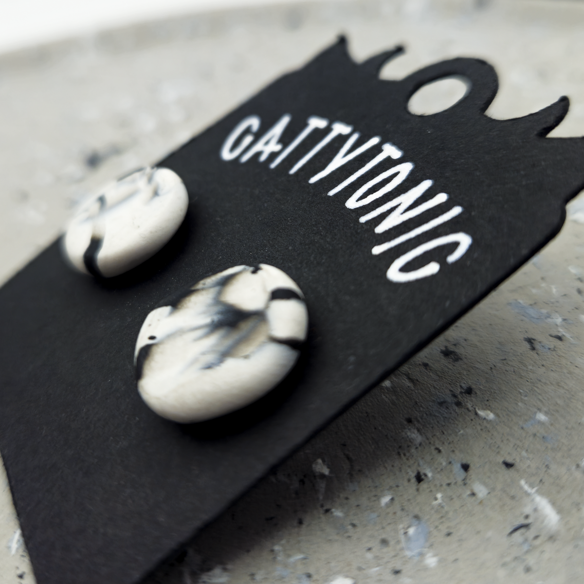 Patterned Stud Earring Pairs - 1/2"