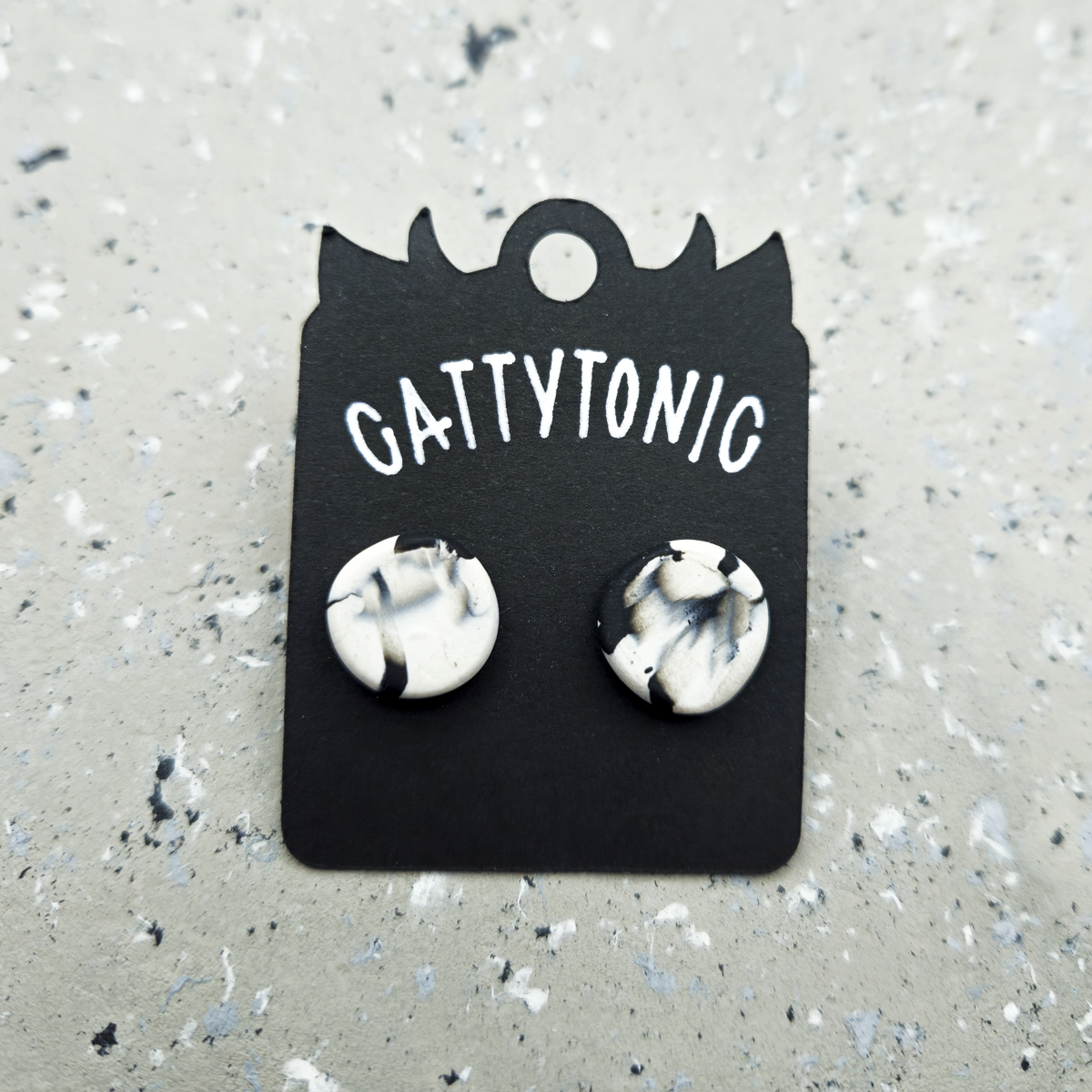 Patterned Stud Earring Pairs - 1/2"