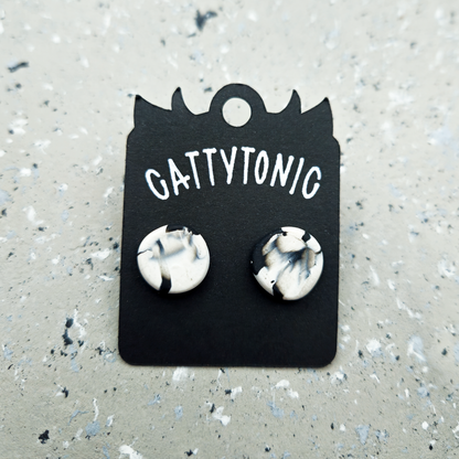 Patterned Stud Earring Pairs - 1/2"