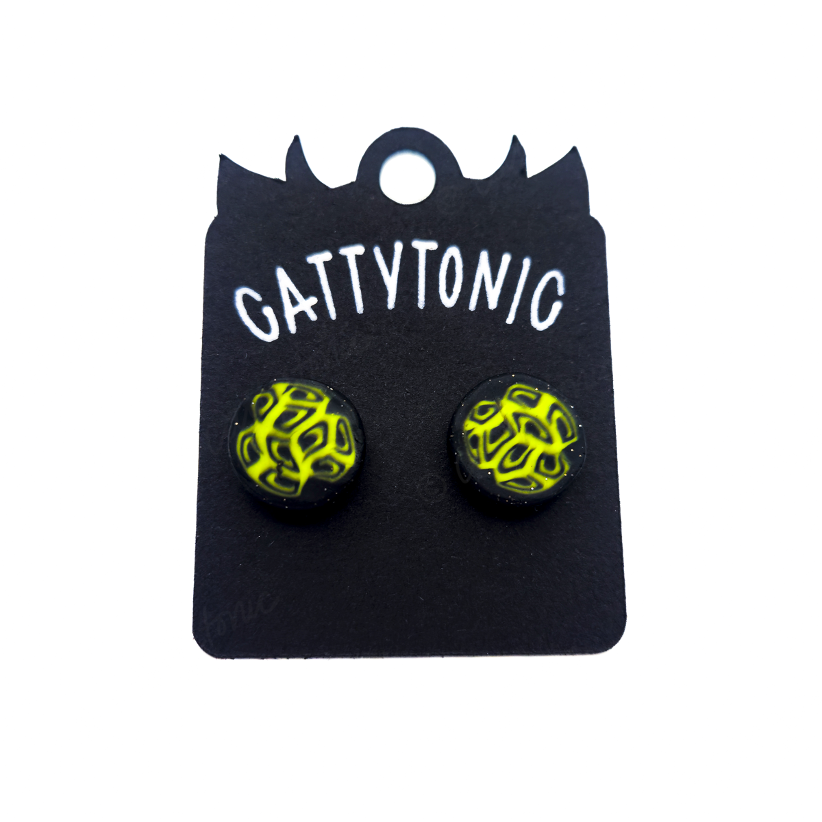 Patterned Stud Earring Pairs - 1/2"