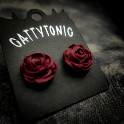 Rose Stud Earrings