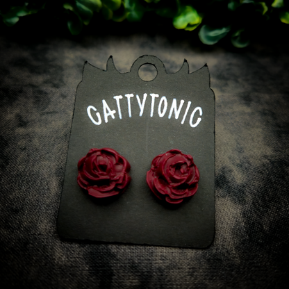 Rose Stud Earrings