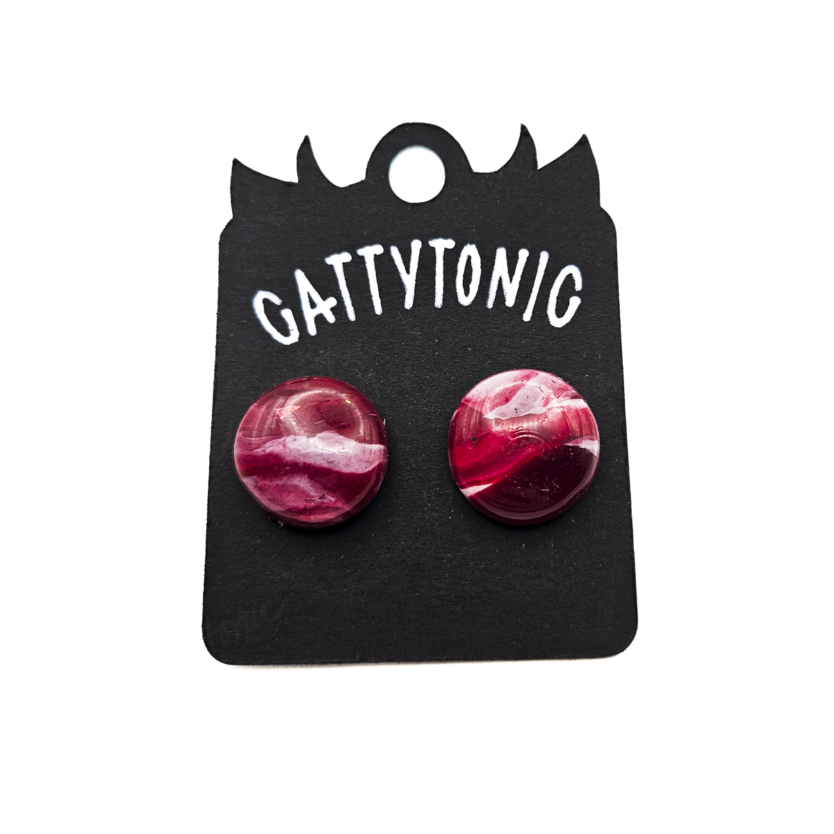 Patterned Stud Earring Pairs - 1/2"