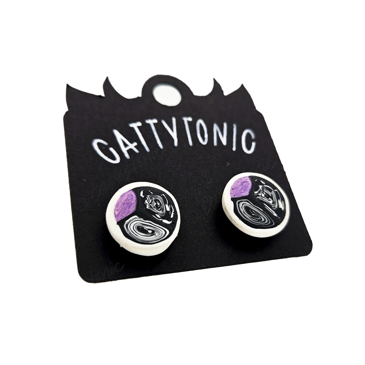 Patterned Stud Earring Pairs - 1/2"
