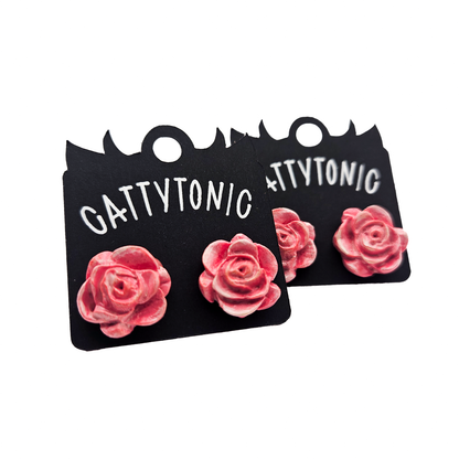 Rose Stud Earrings