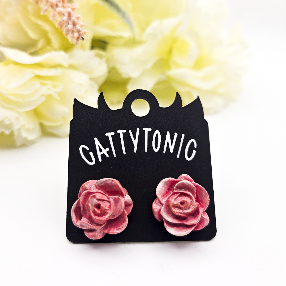 Rose Stud Earrings