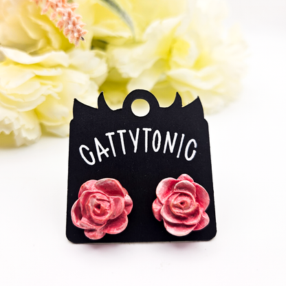 Rose Stud Earrings