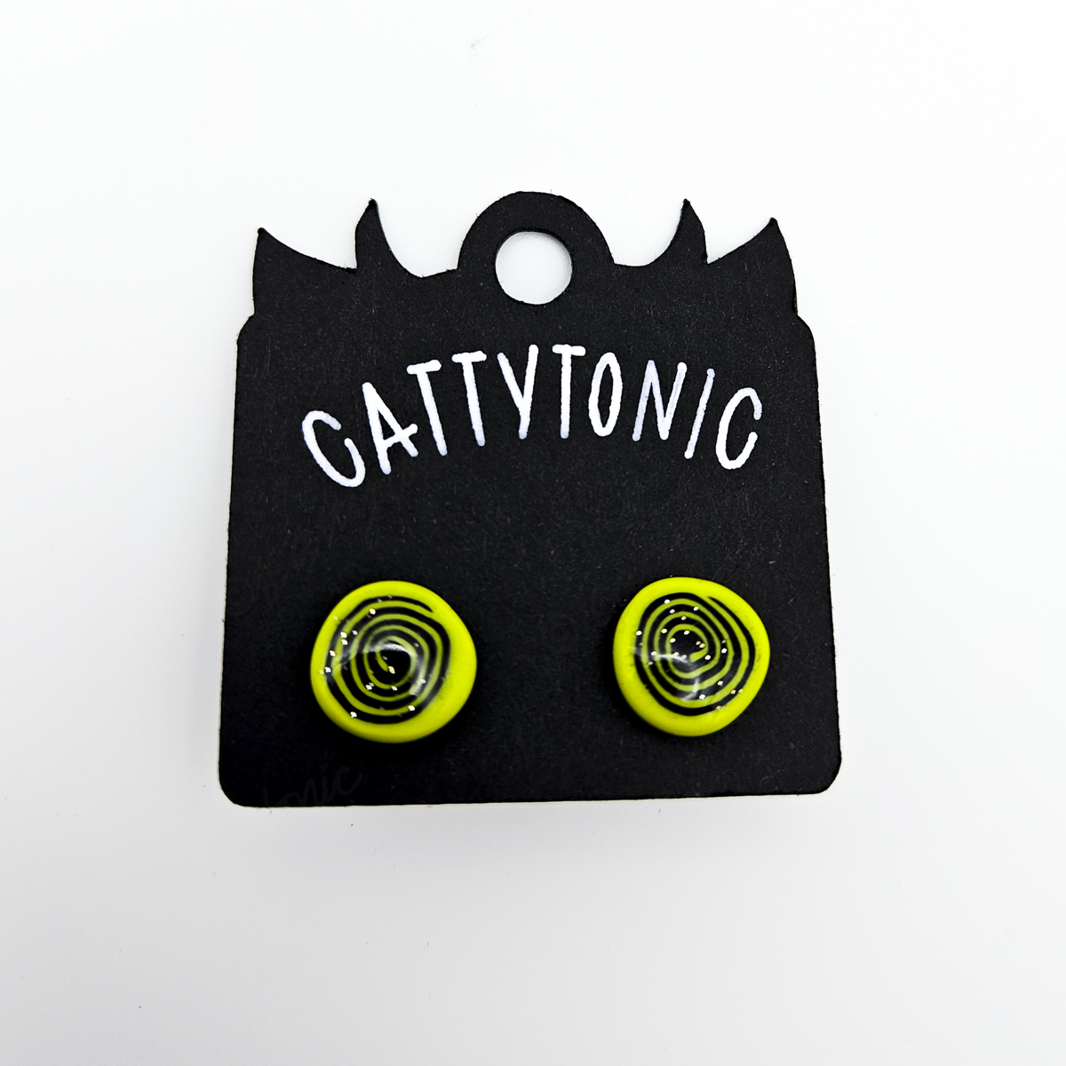 Stud Earring Pairs - 1/4" Spirals