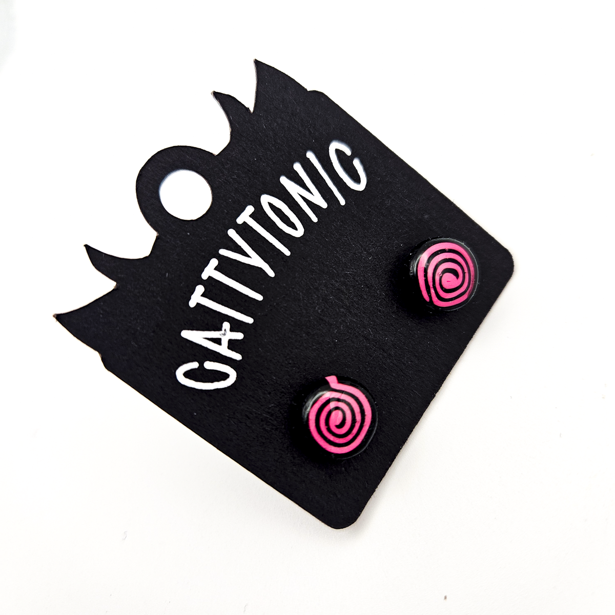 Stud Earring Pairs - 1/4" Spirals