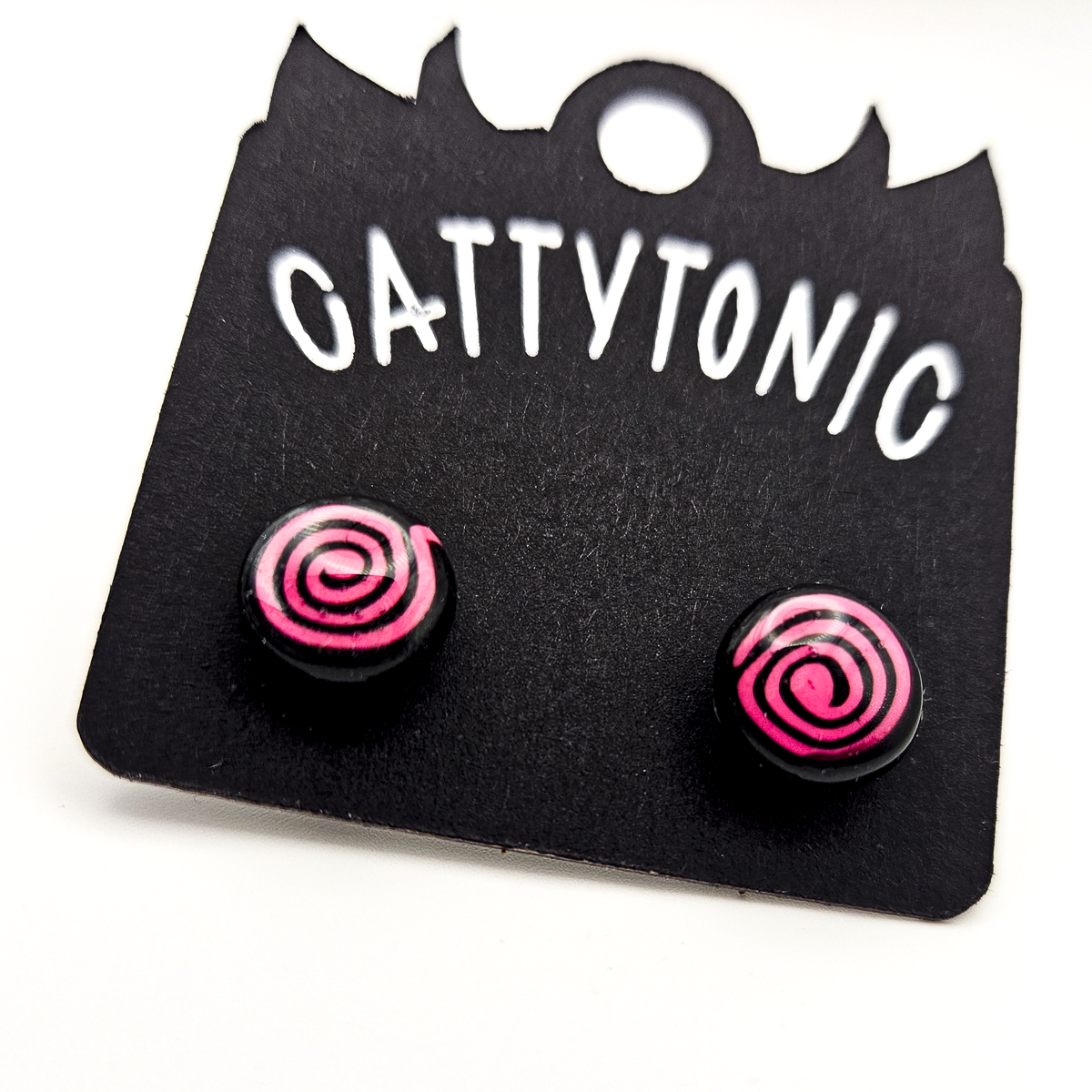 Stud Earring Pairs - 1/4" Spirals