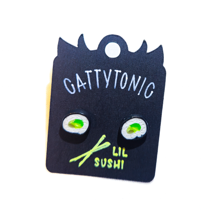 Lil Sushi Roll Stud Earrings