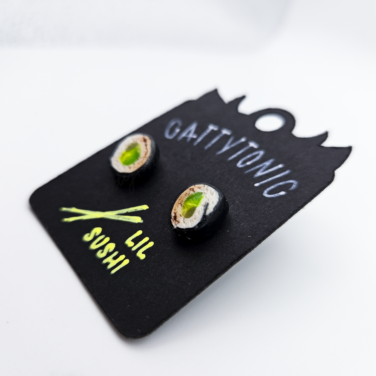Lil Sushi Roll Stud Earrings