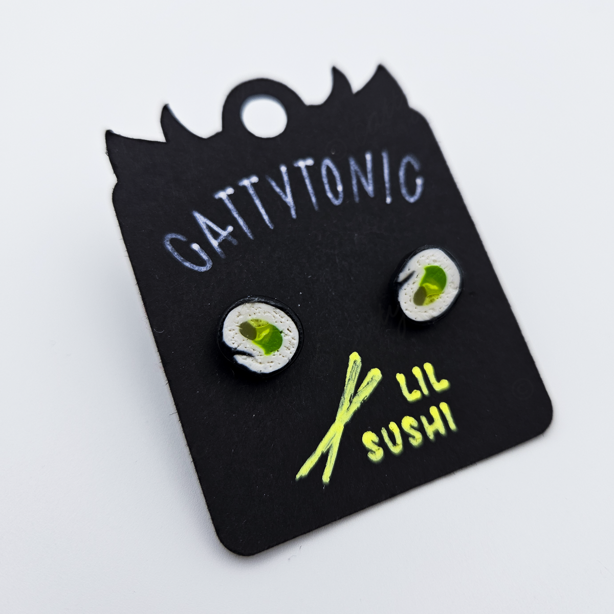 Lil Sushi Roll Stud Earrings