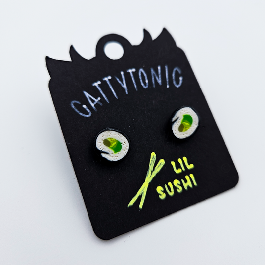 Lil Sushi Roll Stud Earrings