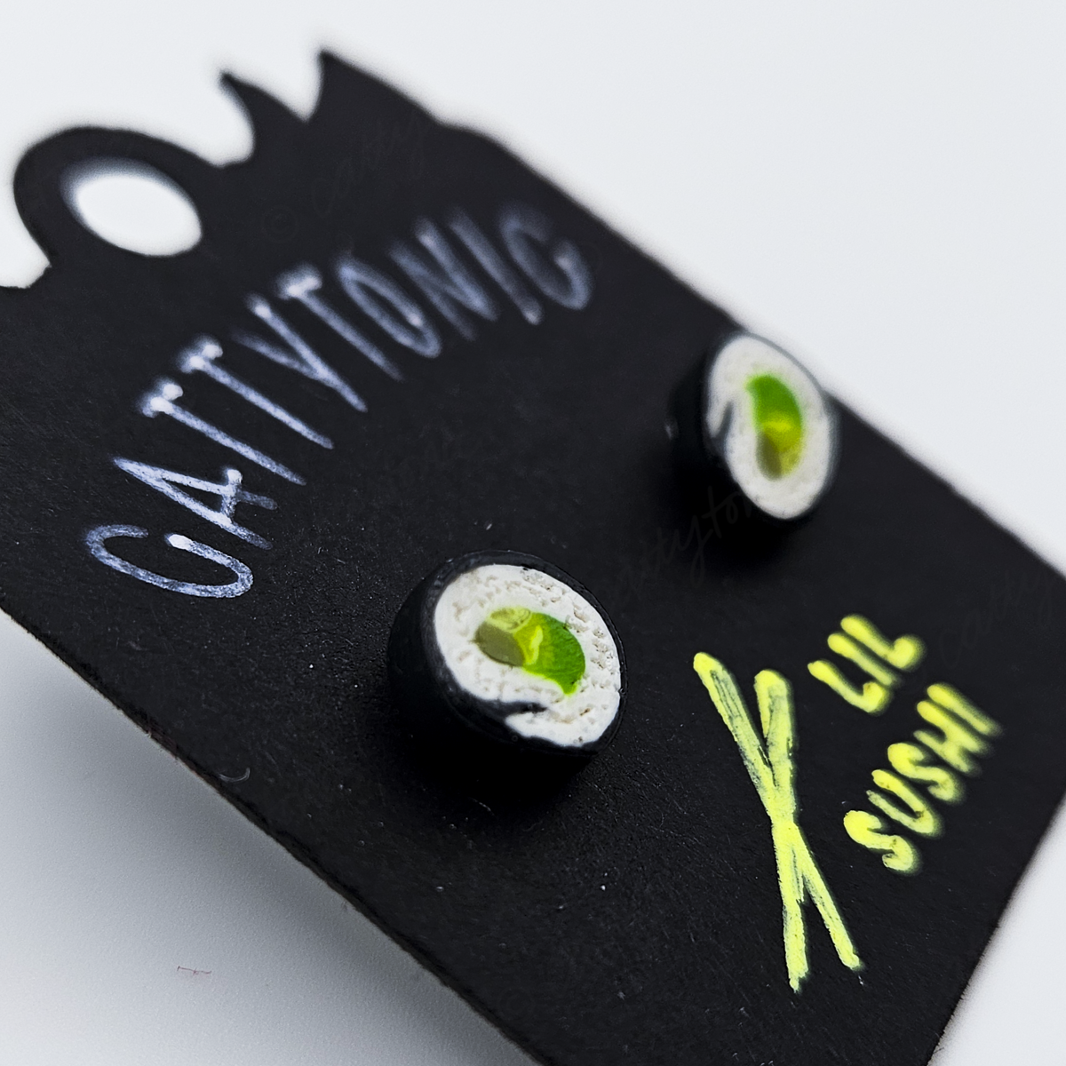 Lil Sushi Roll Stud Earrings