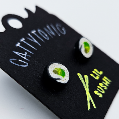 Lil Sushi Roll Stud Earrings