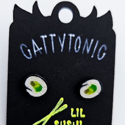 Lil Sushi Roll Stud Earrings