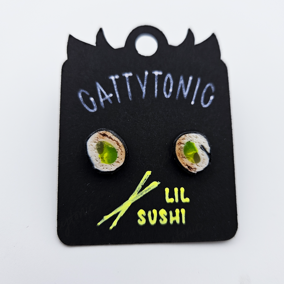 Lil Sushi Roll Stud Earrings