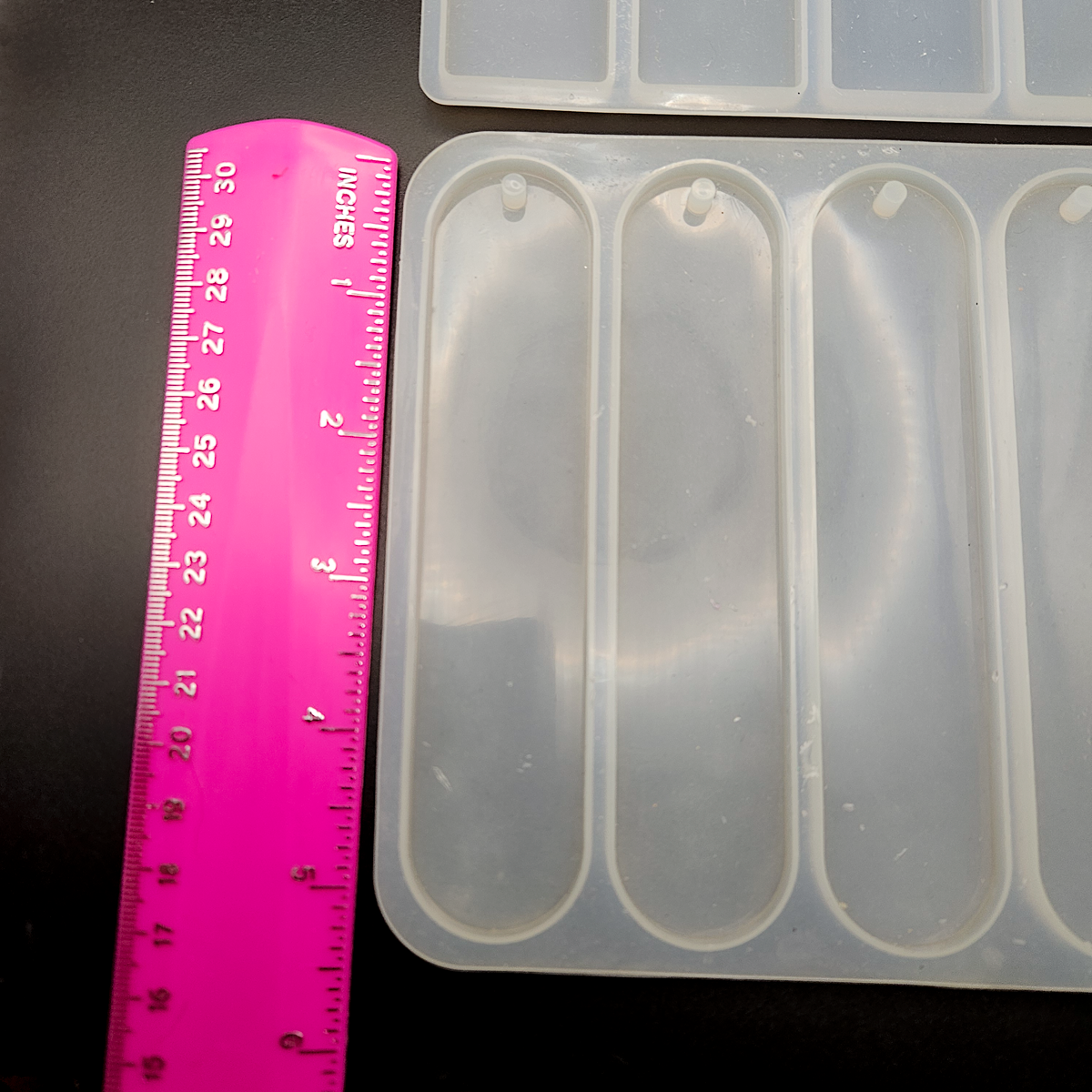 Set of 2 Bookmark Silicone Molds for Resin