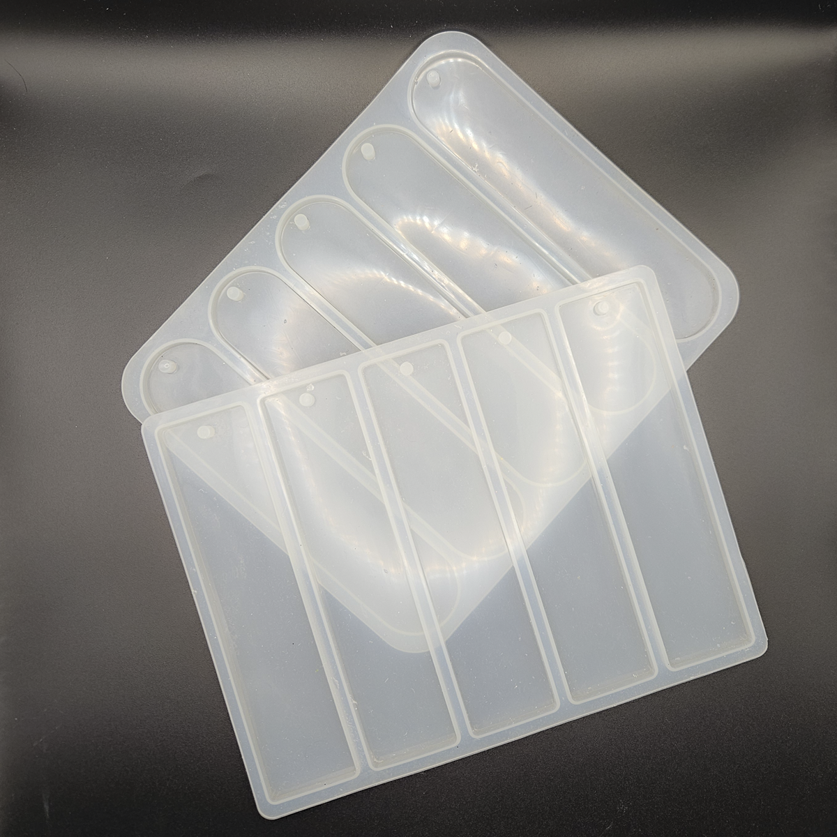 Set of 2 Bookmark Silicone Molds for Resin