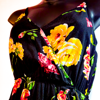 Rue 21 Peplum Floral Tank Top Size S