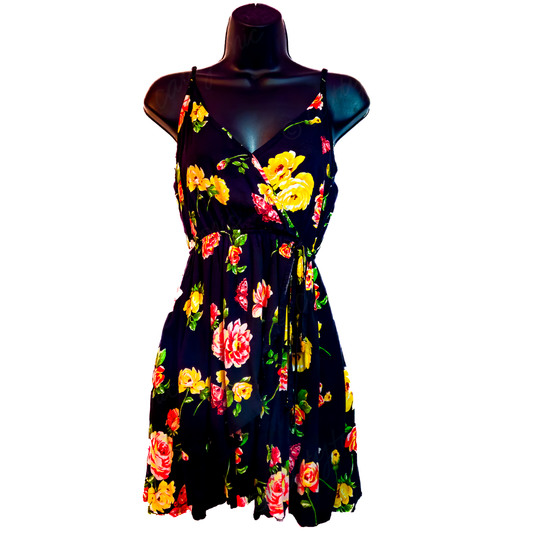 Rue 21 Peplum Floral Tank Top Size S